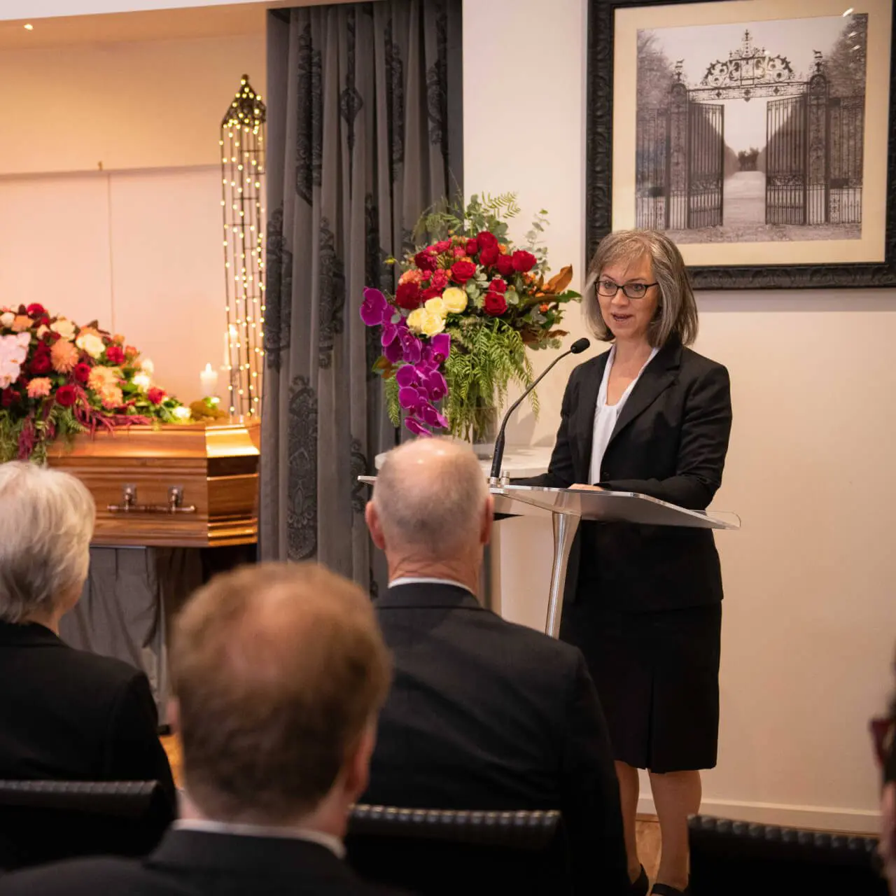 Attending a Funeral Service