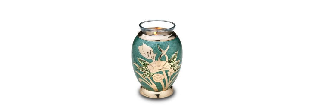 candle cremation urn