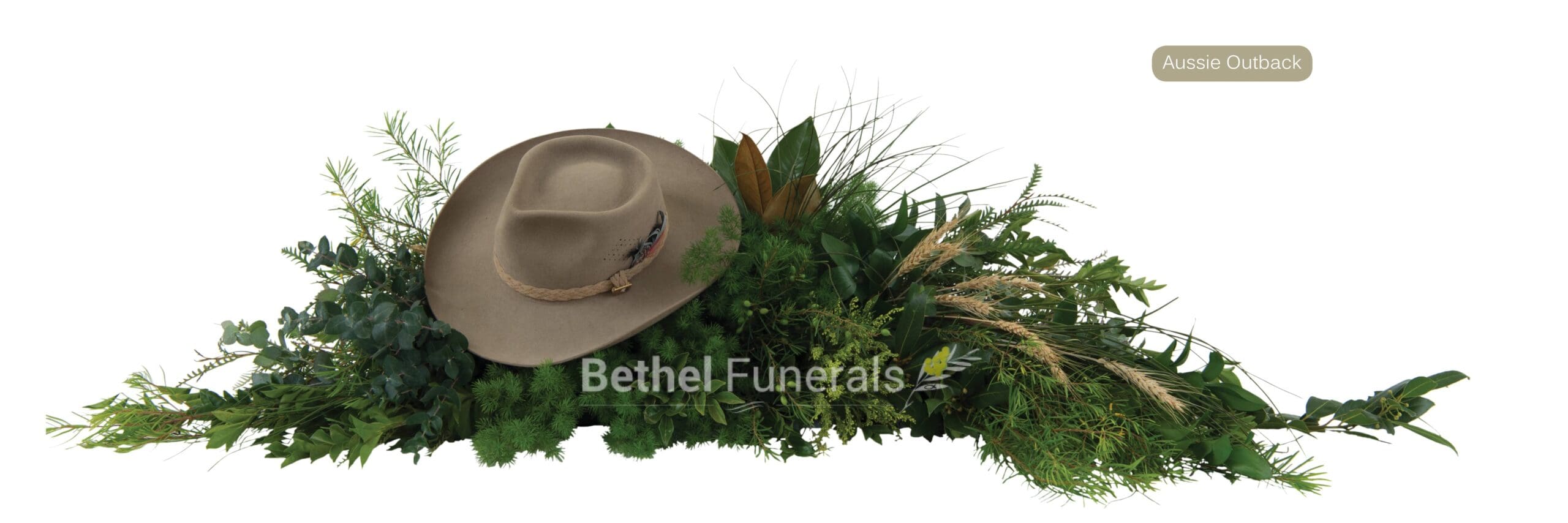 aussie outback funeral flowers