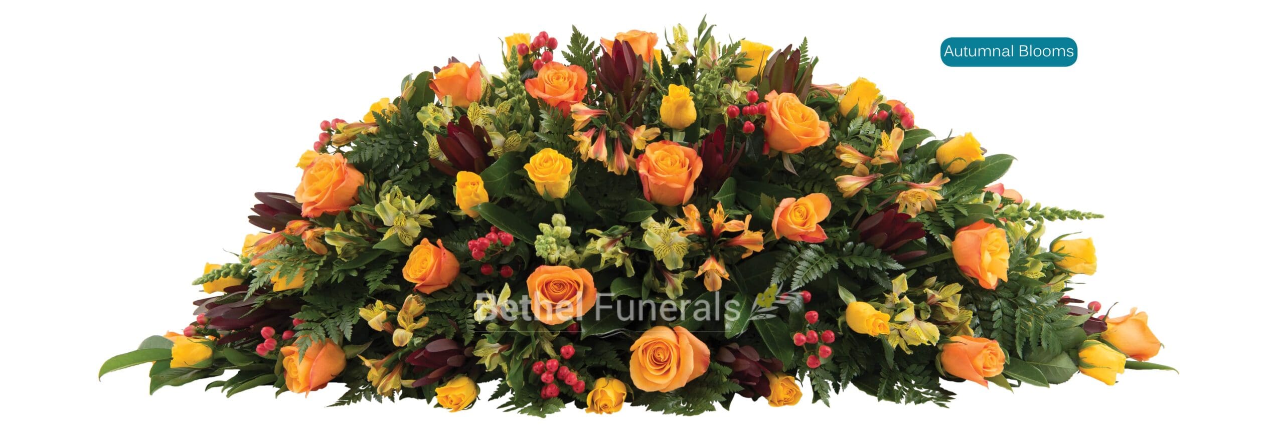 Autumnal Blooms funeral flowers