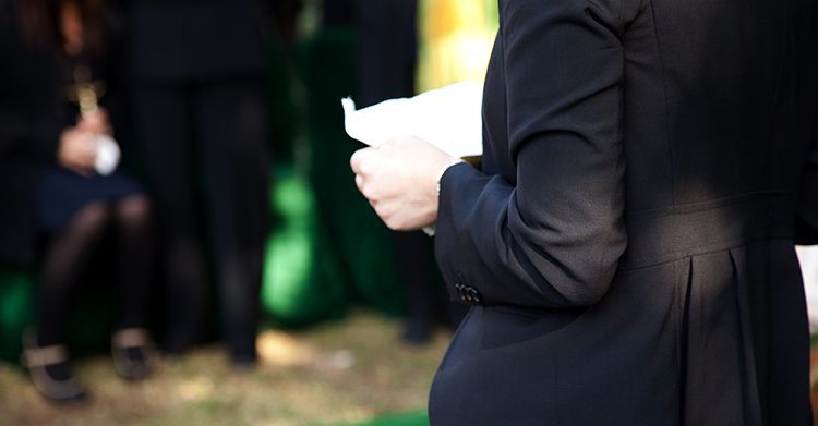 Etiquette at a funeral