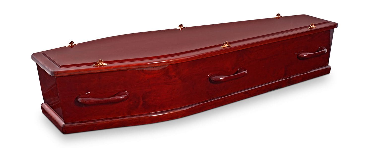 cherry pine coffin