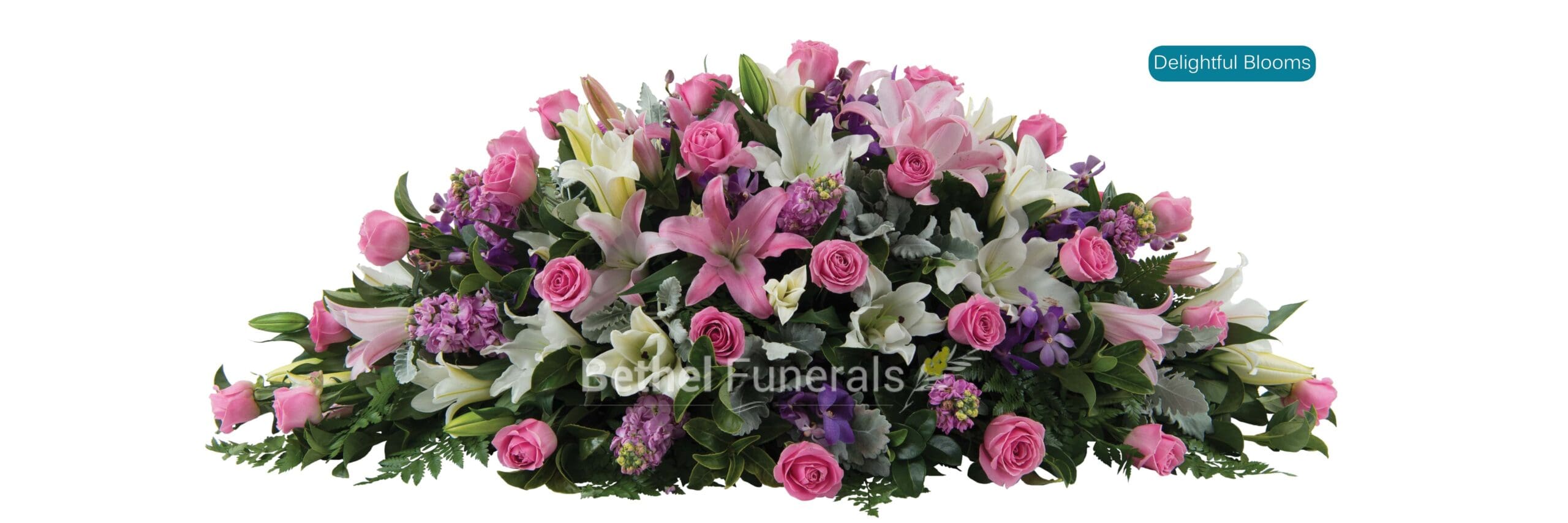 delightful blooms funeral flowers