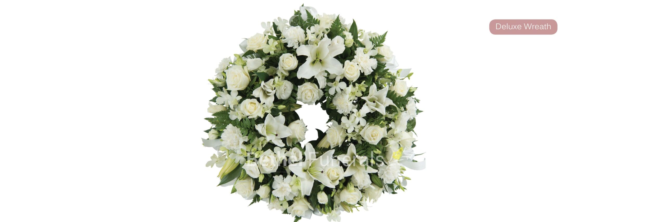 Deluxe Wreath Funeral Flowers