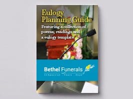 eulogy planning guide cover
