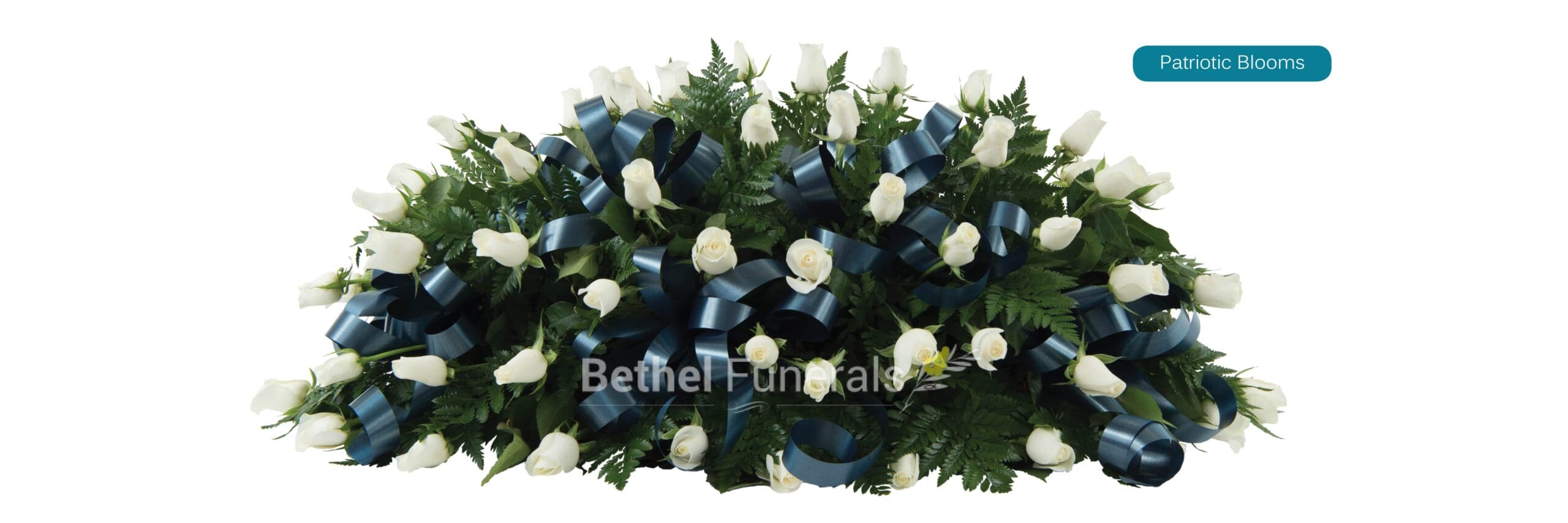 patriotic blooms funeral flowers