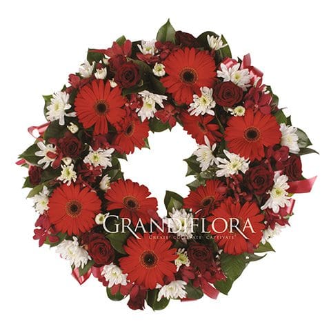 tribute flower wreath