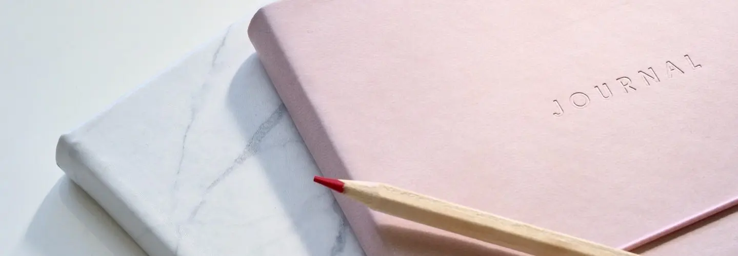 Journal flatlay