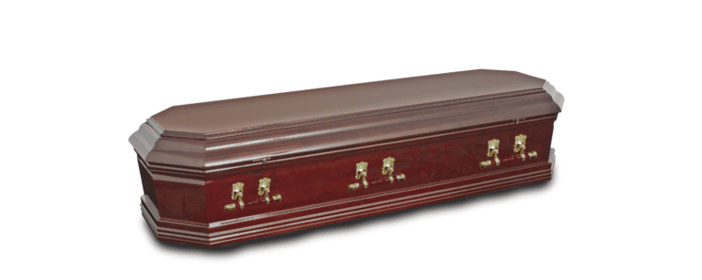 solid timber casket