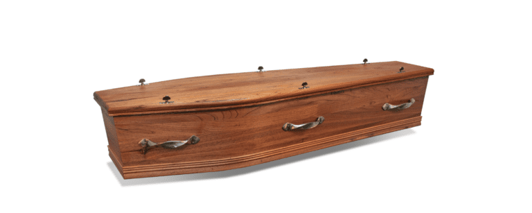 solid cedar coffin