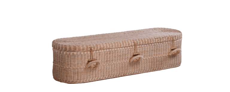 organic willow casket